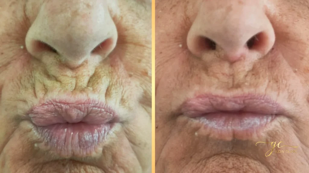 El ácido hialurónico para código de barras rejuvenece tus labios.
